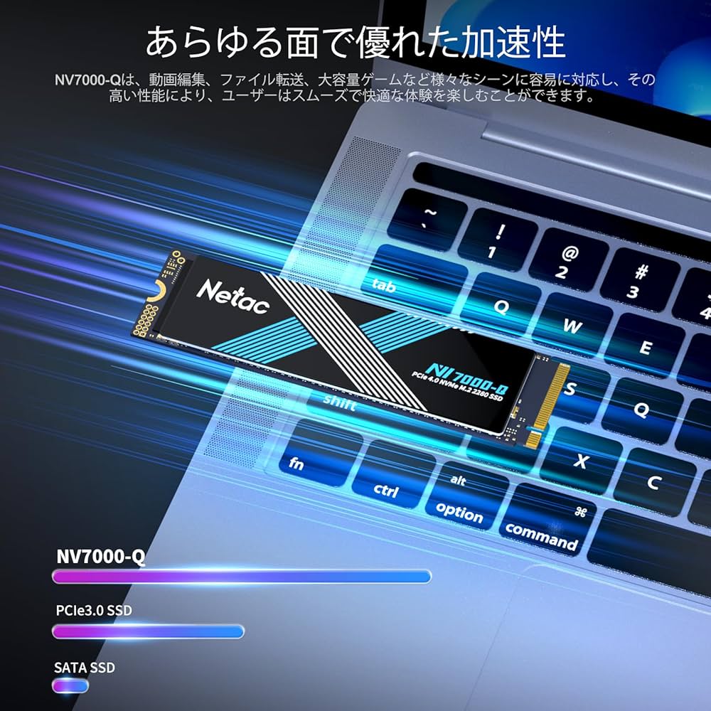 ネタックSSD 1TB NV7000 M.2 Amazon.com: Netac 1TB PCIe Gen4x4 M.2 SSD Up to 7,300 MB/s